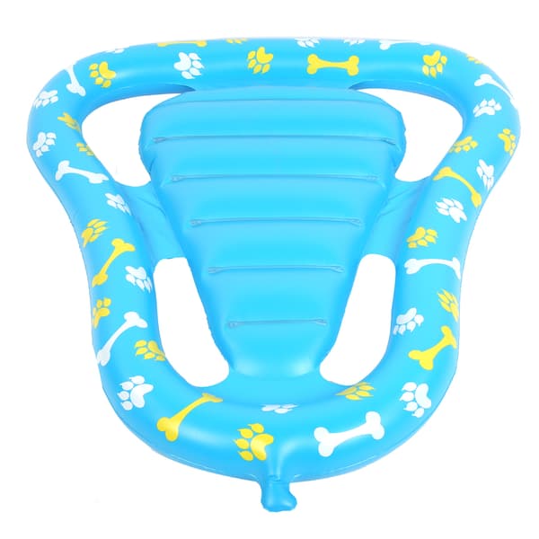 Pet Floating Row PVC Thicken Summer Dog Pool Float Inflatable Raft Pet Water Play Tool