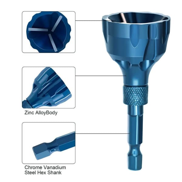Chamfering Drill Bit External Chamfer Tool Tungsten Steel Remove Burrs for Repair Bolt Thread Drilling 20mm