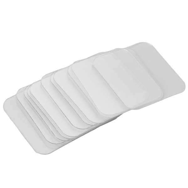 20 Pcs Double Sided Tape Square Washable Portable Transparent Fixing Tape for Perfume Bottle