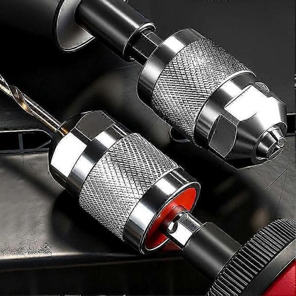 Drill Chuck Adapter Quick Change Pneumatic Drill Chuck 3-Jaw Hex Shank Chuck Professional Converter Hex Shank Silver Silver