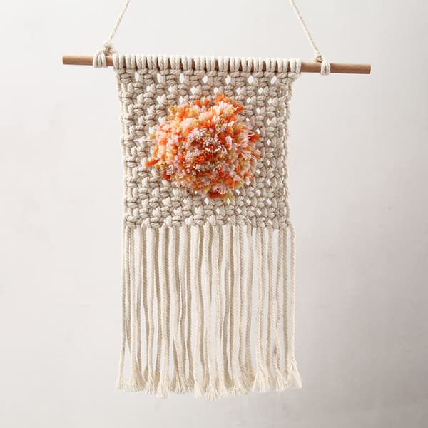 Macrame Vägg Hängande Söta Macrame Semester Dekorationer Boho Konst Vävd Dekor för Barnkammare Lägenhet Sovrum