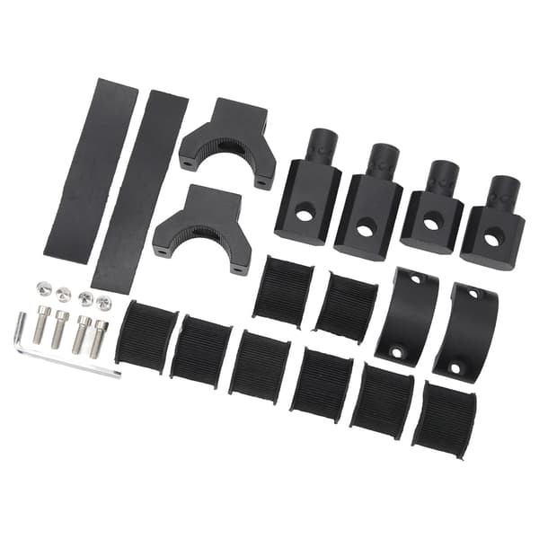 Light Bar Mounting Kit 30mm 360 Degree Rotating Light Bar Bracket ATV UTV Roll Bar Clamp Kit