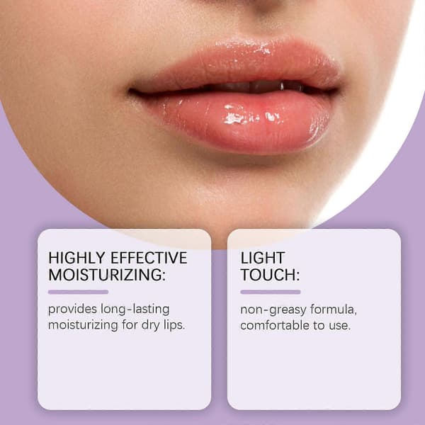 Lip Plumper + Moisturizing Lip Balm, Plump Lips, Cooling and Non-sticky Formula