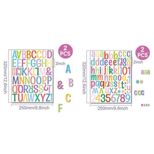 Alphabetical Wall Decals 2 \" Number Markers Classroom Home Decor