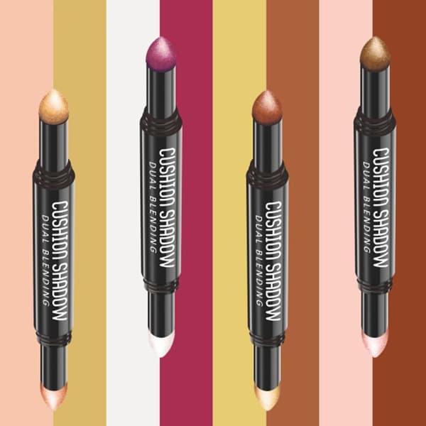 Two-tone Eyeshadow Stick Shimmer Eyeshadow Pen for Eye Makeup