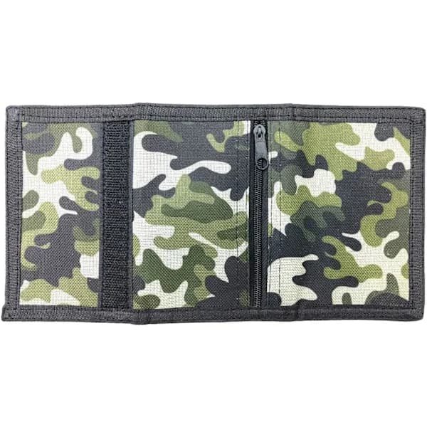 1 st Camo Plånbok, Polyester/Canvas/Oxford/Barnplånbok, Tonårspojkar Plånbok (Militärgrön)