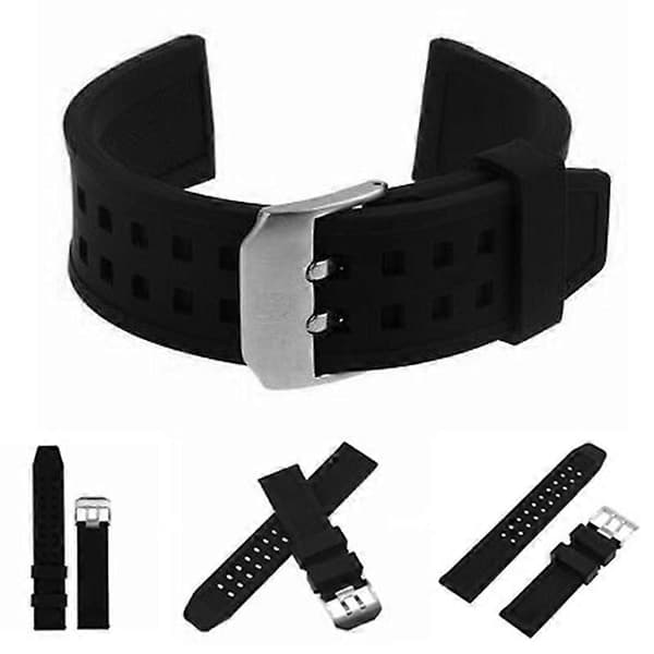 23 mm silikone armbåndsurremme til Luminox