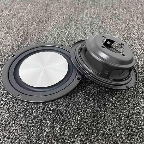 2 pcs 3 inch 90mm CD Metal Pattern Bass Radiator Passive Diaphragm Plate (Not a Speaker)