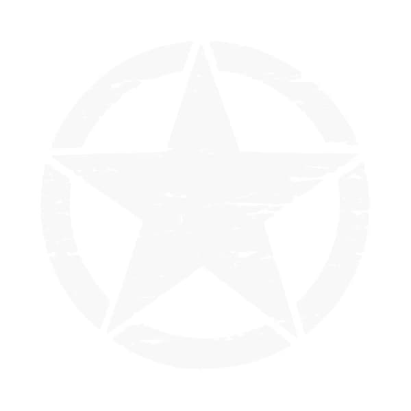 Creative Car Exterior Sticker, 50cm Large Star Shape (White)
