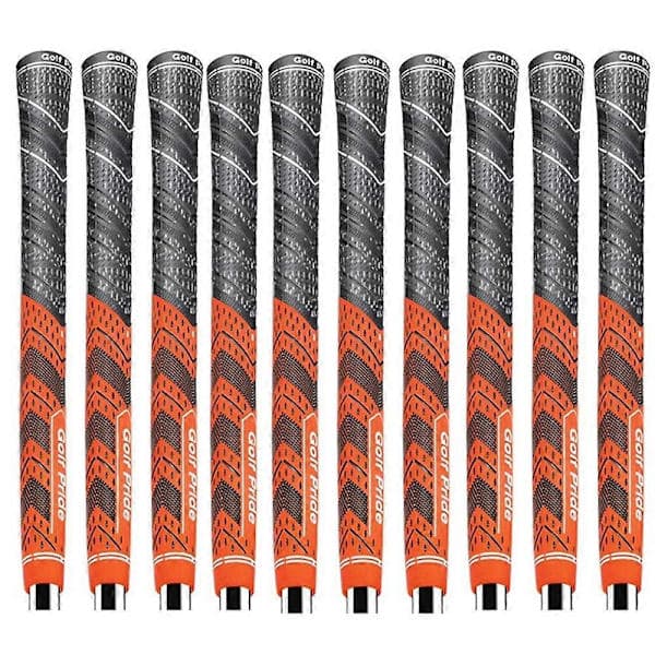 10 kpl Golf Pride MCC PLUS 4 -golfgrippejä, vakiokoko - FY - Oranssi Orange