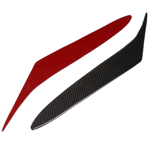 Frontlys øyenbryn karbonfiber frontlys øyelokk trim dekaler passer til Mazda RX8 Coupe 2004-2008