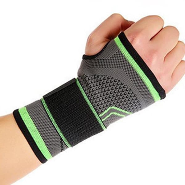 Breathable Fingerless Compression Gloves with Wrist Support for Training, Sports XL XL