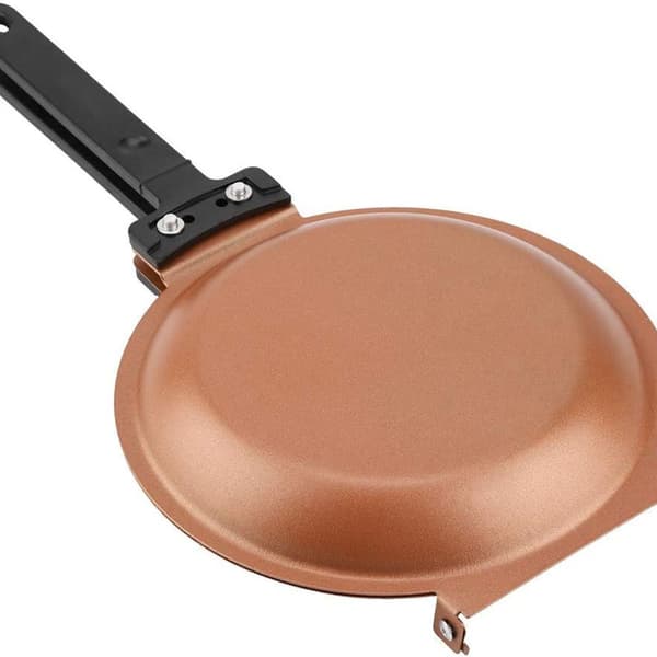 Dobbeltsidig Non-Stick Sammenleggbar Stekepanne for Stekte Egg