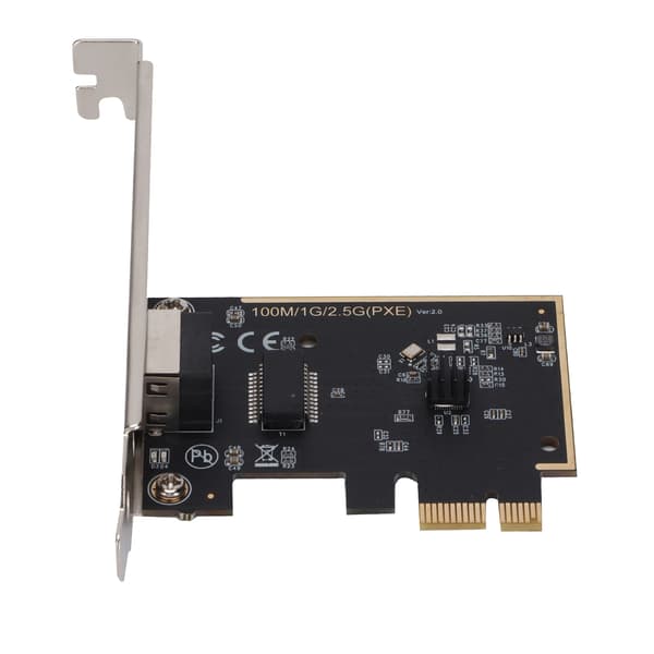 Kablet netværkskort PCIE Gigabit netværkskort 2.5Gbps stationær kablet netværksadapter