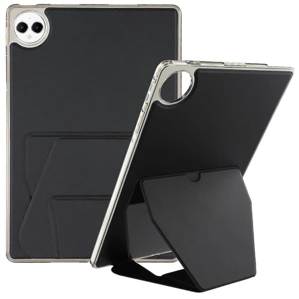 Fodral för Huawei MatePad Pro 12.2 (2024) TPU PU-läder Ställ Tablet Skydd Svart