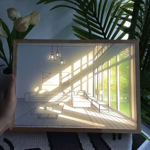 INS Deco LED Lysmaleri 23X17CM08 08 23x17cm08