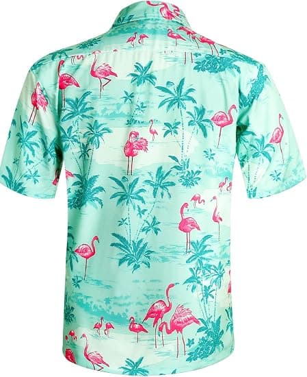 Hawaiisk sommarskjorta för män