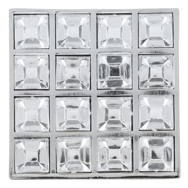16 Grid Square Crystal Knob for Cabinet, Drawer, Cupboard KLB