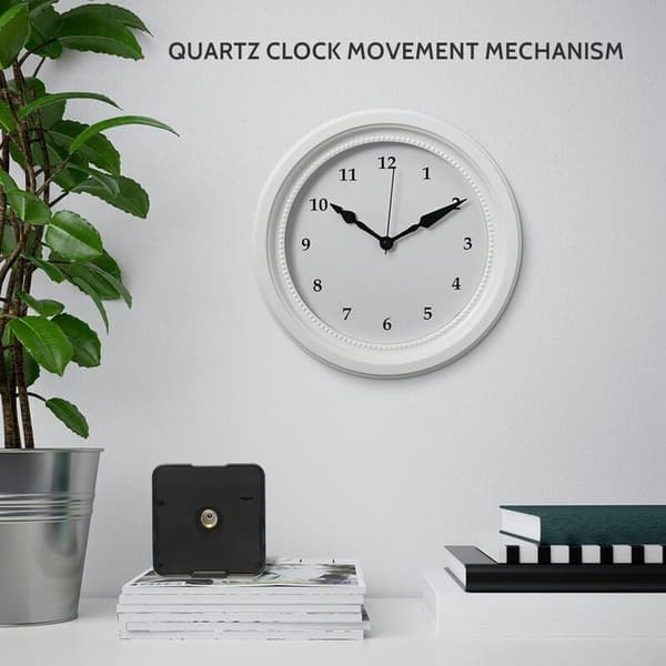 Quartz Clock Movement Mechanism DIY Replacement Parts Black + Hands