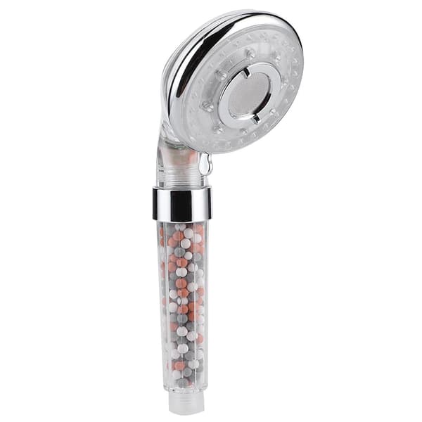 LED Negative Ion Shower Head Handheld Water Saving Pressurized Hand Shower Bathroom Accessories