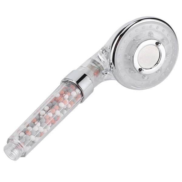 LED Negative Ion Shower Head Handheld Water Saving Pressurized Hand Shower Bathroom Accessories