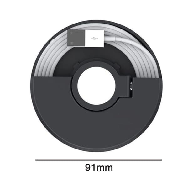 Apple Watch Opladningsstation Pop-up Kabelhåndtering Stativ Sort