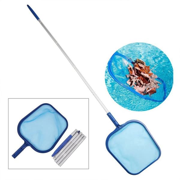Poolnet, poolrengøringssæt med finmasket net og 120 cm