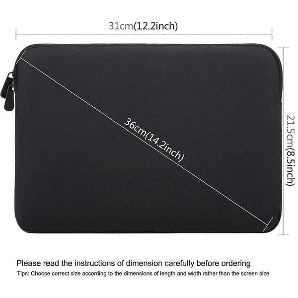 HAWEEL Splash-proof Shockproof Oxford Protective Bag 3-Layer Laptop Sleeve for 11-inch Tablet/Laptop