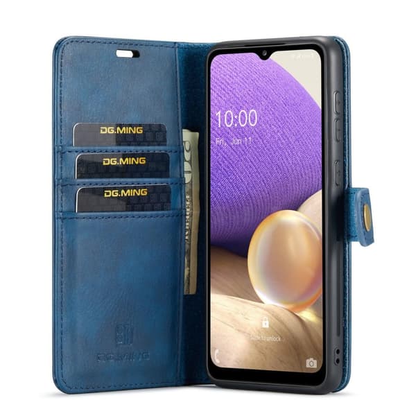 Samsung A33 5G 2-i-1 Magnet Pungcover Elegant Blå