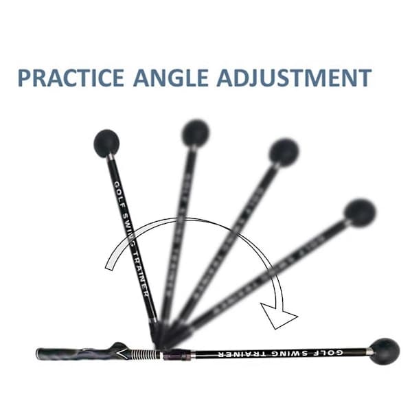 Golf Swing Trainer Portable Golf Training Product Adjustable to Improve Hinge, Forearm Rotation, Shoulders