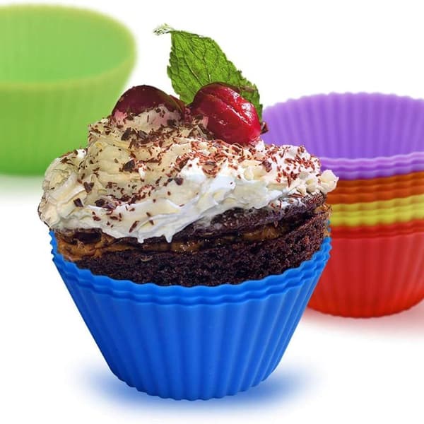 Silikone Mini Muffinsform Holder Genanvendelig og Non-stick Muffins Silikoneform