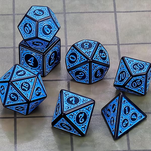 Polyhedersæt til Dungeons and Dragons RPG MTG Rollespil