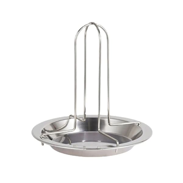 BBQ chicken roaster for perfectly grilled chicken silver KLB