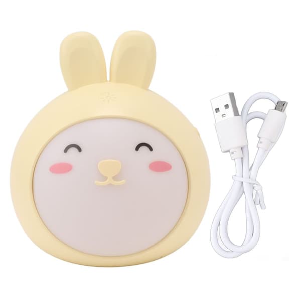 Cute Night Light with 3 Gears, Stepless Dimming, Touch Detection, USB KLB