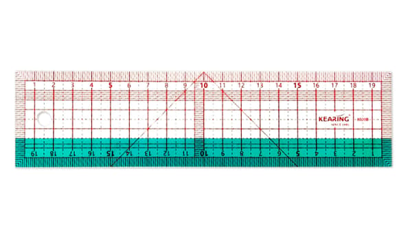 Grafisk lineal 20cm