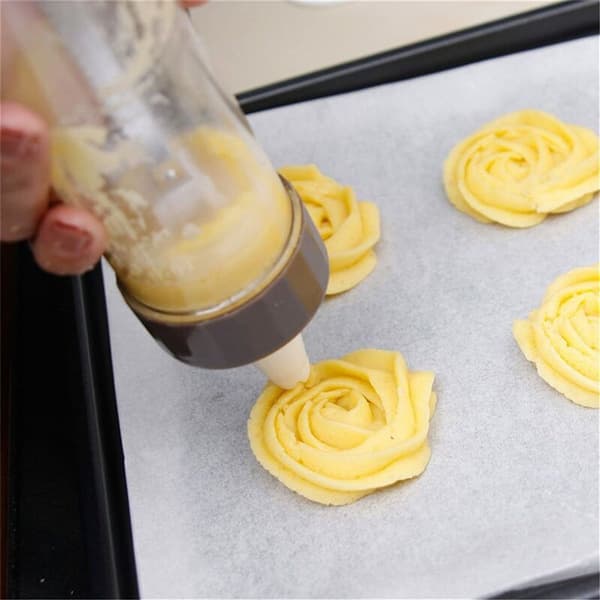Cookie press, piping nozzle, churros machine, piping nozzles, decorating pen with discs