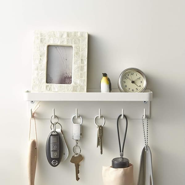 Magnetisk nøgleholder med bakke, nøgleopbevaringsboks, nøgleholder,