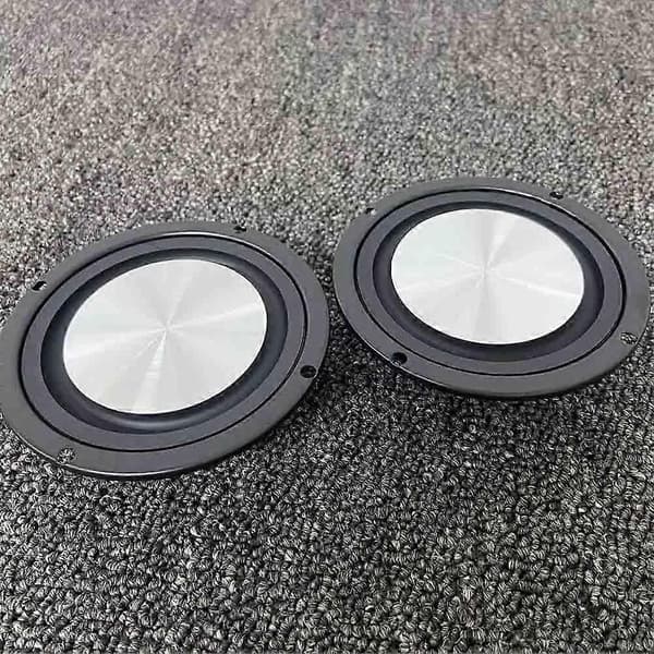 2 pcs 3 inch 90mm CD Metal Pattern Bass Radiator Passive Diaphragm Plate (Not a Speaker)