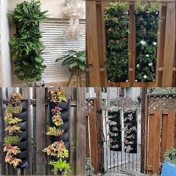 con Planteposer, Lommer Vægmonterede Planteposer Til Haveplæne Havehegn Planter-3