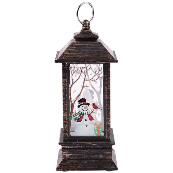 Dekorative jule LED-lysestage vindlys ornamenter, kobber snemand