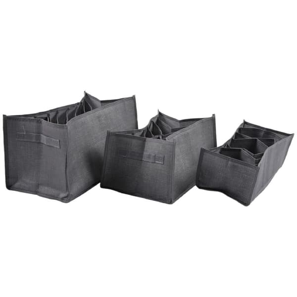 Kjoleboksarrangør til jeans, skjorter, garderobearrangør, sammenfoldelig non-woven opbevaringsboks