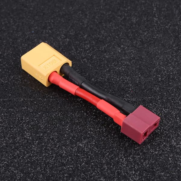 Deans Style T-stik Hun til XT60 Hanstik Adapterkabel til RC Batteri ESC Oplader