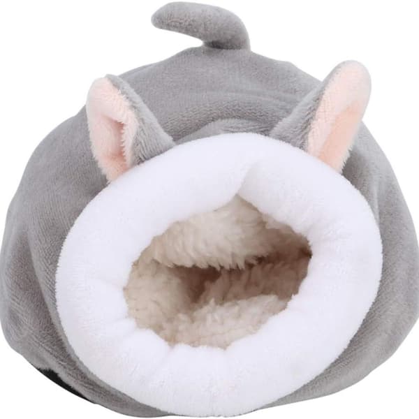 Hamster Bed, Soft Warm Mini Hamster House, Cute Non-Slip KLB