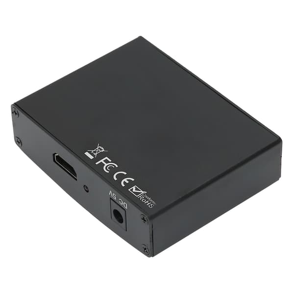 YPBPR til High Definition Multimedia Interface-omformer Video Audio 1080P datatilbehør 100-240VEU-plugg