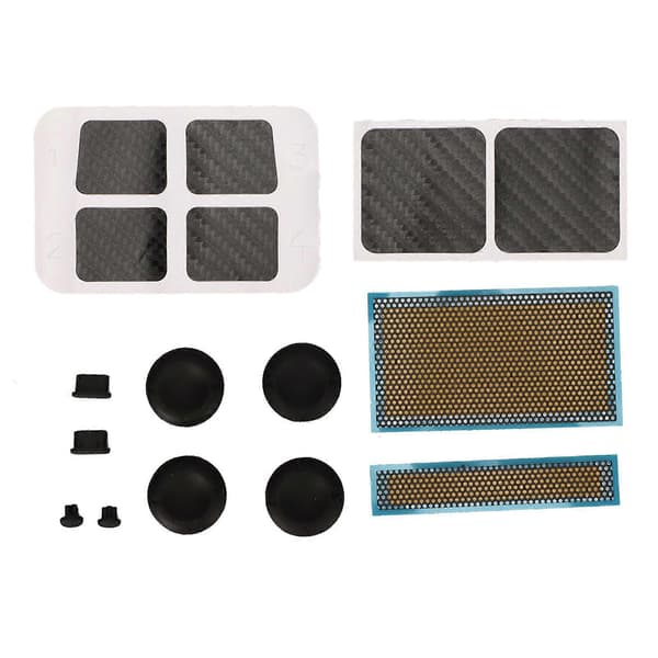 Gaming Console Protective Kit Stickers Dust Cover Dust Plug Joystick Cap Gaming Console Skin Protection Set for Steam Deck