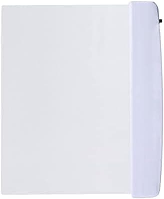 Flat Boklampe for lesing i sengen om natten Klar LED Bok Helt side Lys Illuminator Panel Flatlampe Trådløs (Hvit)