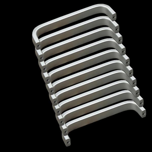 10 stk. Mini Aluminium Køkkenhåndtag Skab Skuffe