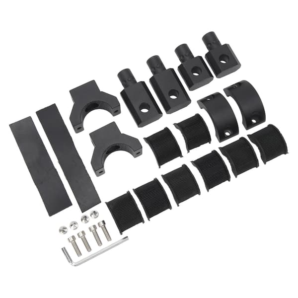 Light Bar Mounting Kit 30mm 360 Degree Rotating Light Bar Bracket ATV UTV Roll Bar Clamp Kit