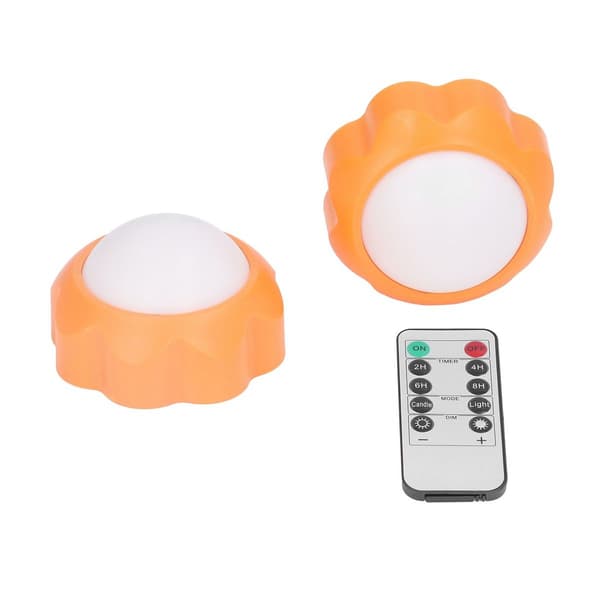 2 stk LED natlampe, multifunktionel, justerbar lysstyrke KLB