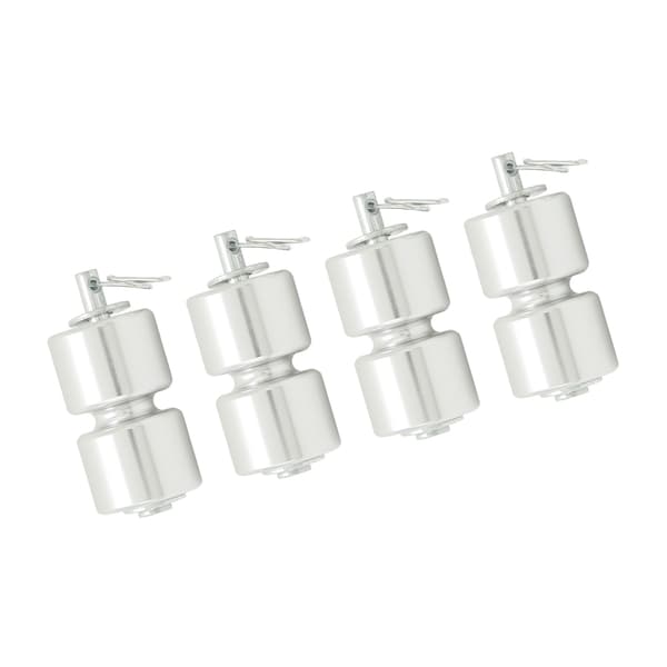4PCS Trailer Tailgate Roller Compact Strong Strength for Trailer Tailgate Easy Lift Gate Lift Bed Hoist